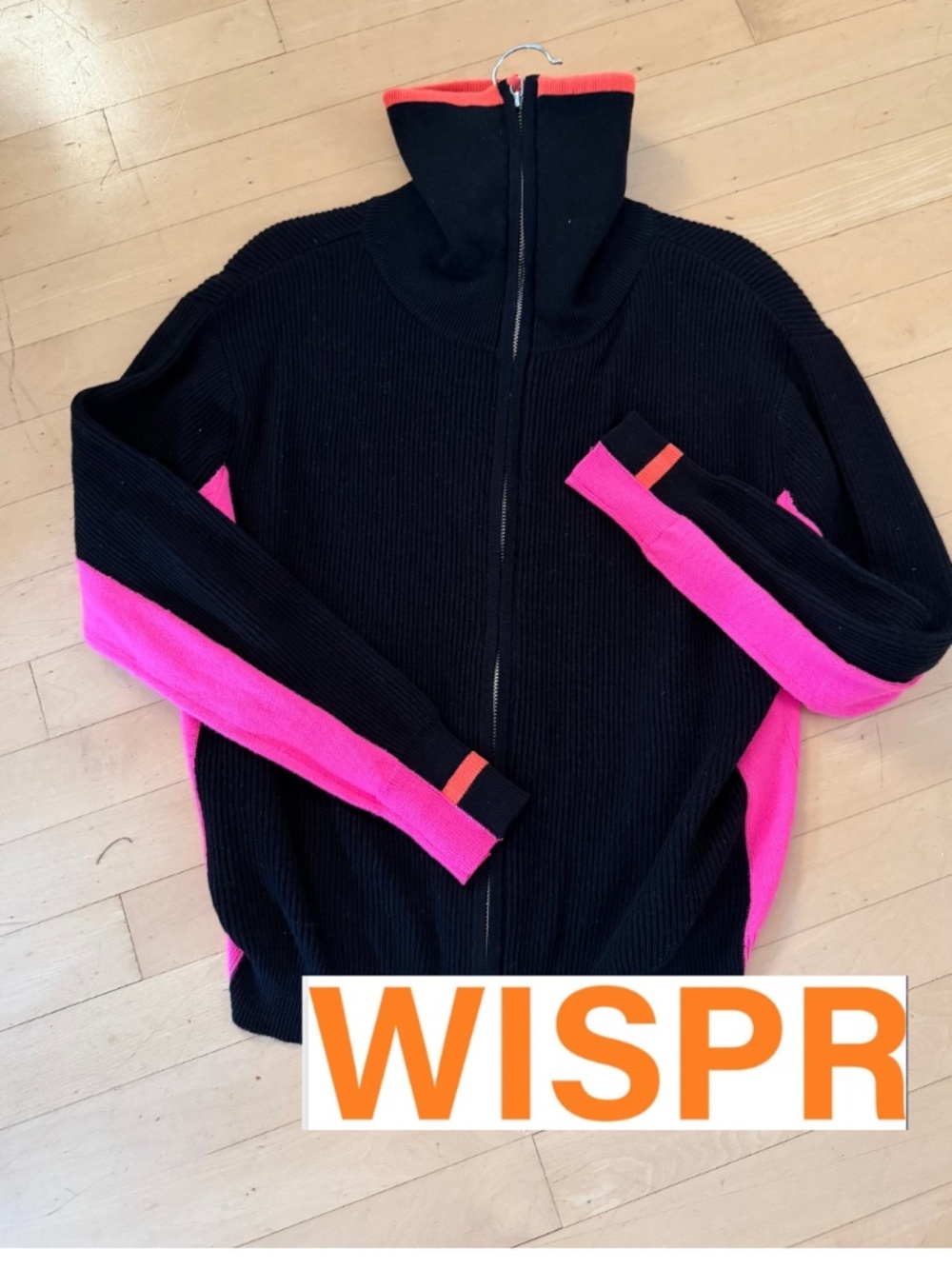 WISPR zipup cardigan sweater, M,  CB2624